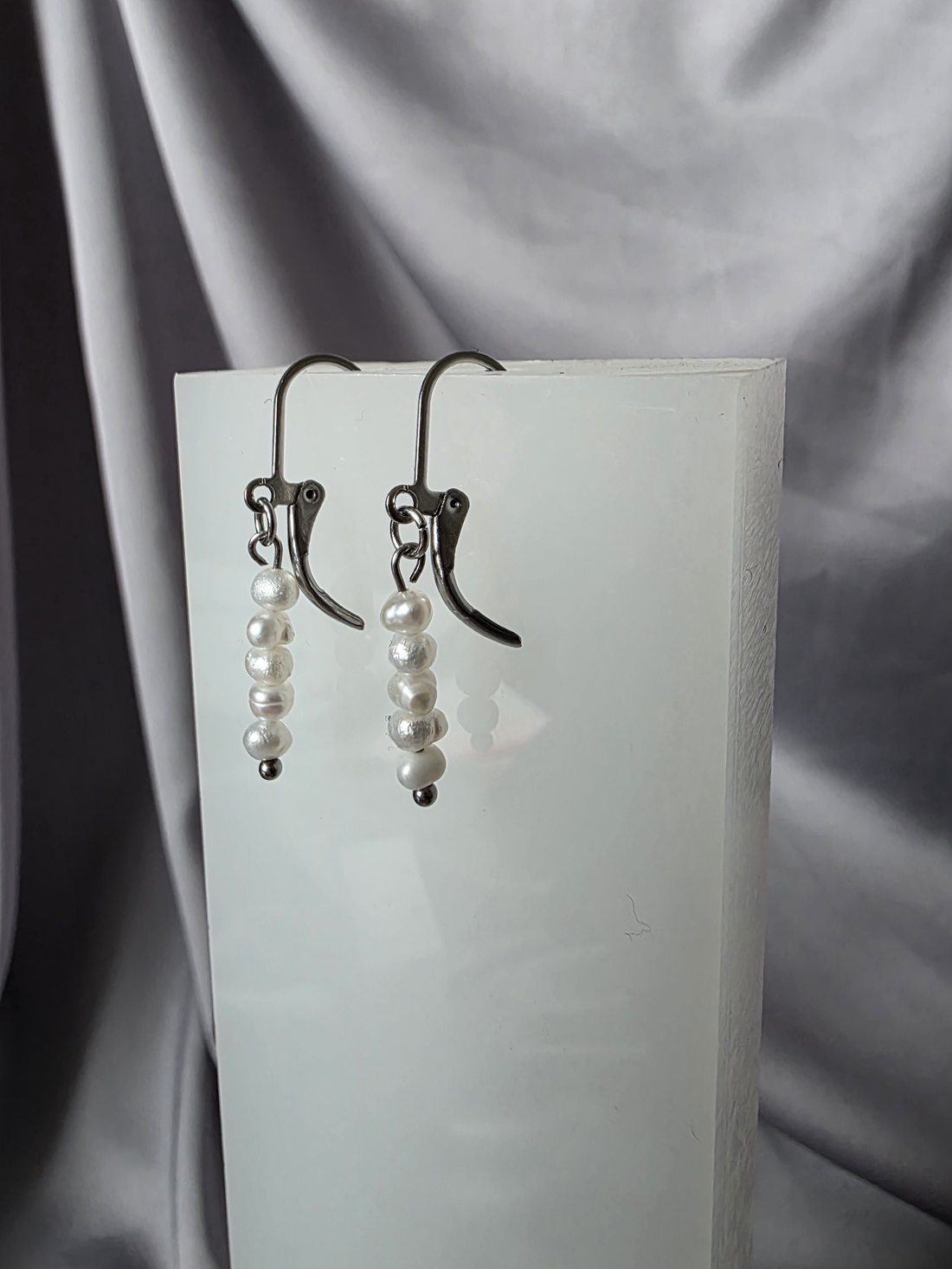 Cercei din perle de cultură  - bijuterii - cercei - cercei din perle - Artynos.ro