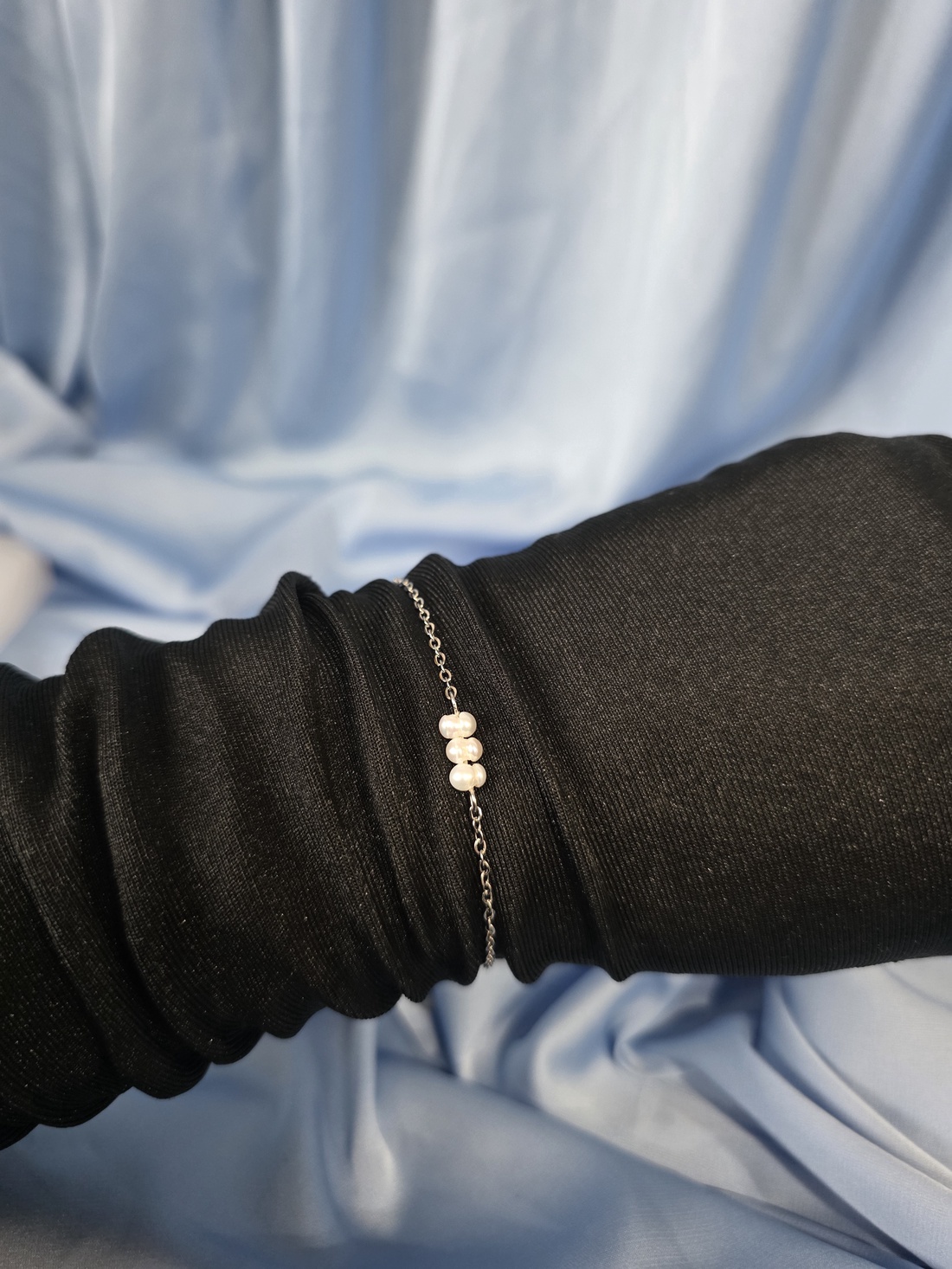 Brățară din oțel inoxidabil și perle de cultură  - accessorii și unelte - mărgea, componente de bijuterii - perlă adevărată - Artynos.ro