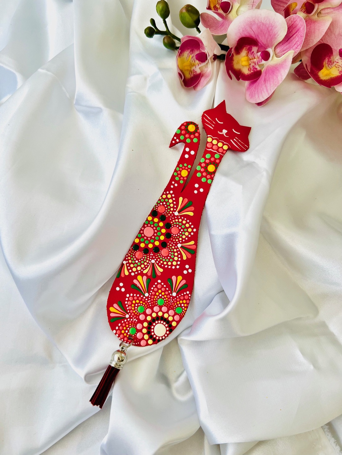 Semn de carte Pisicuta cocheta - cărți și creații cu tematică muzicală, cadouri - semn de carte - Artynos.ro