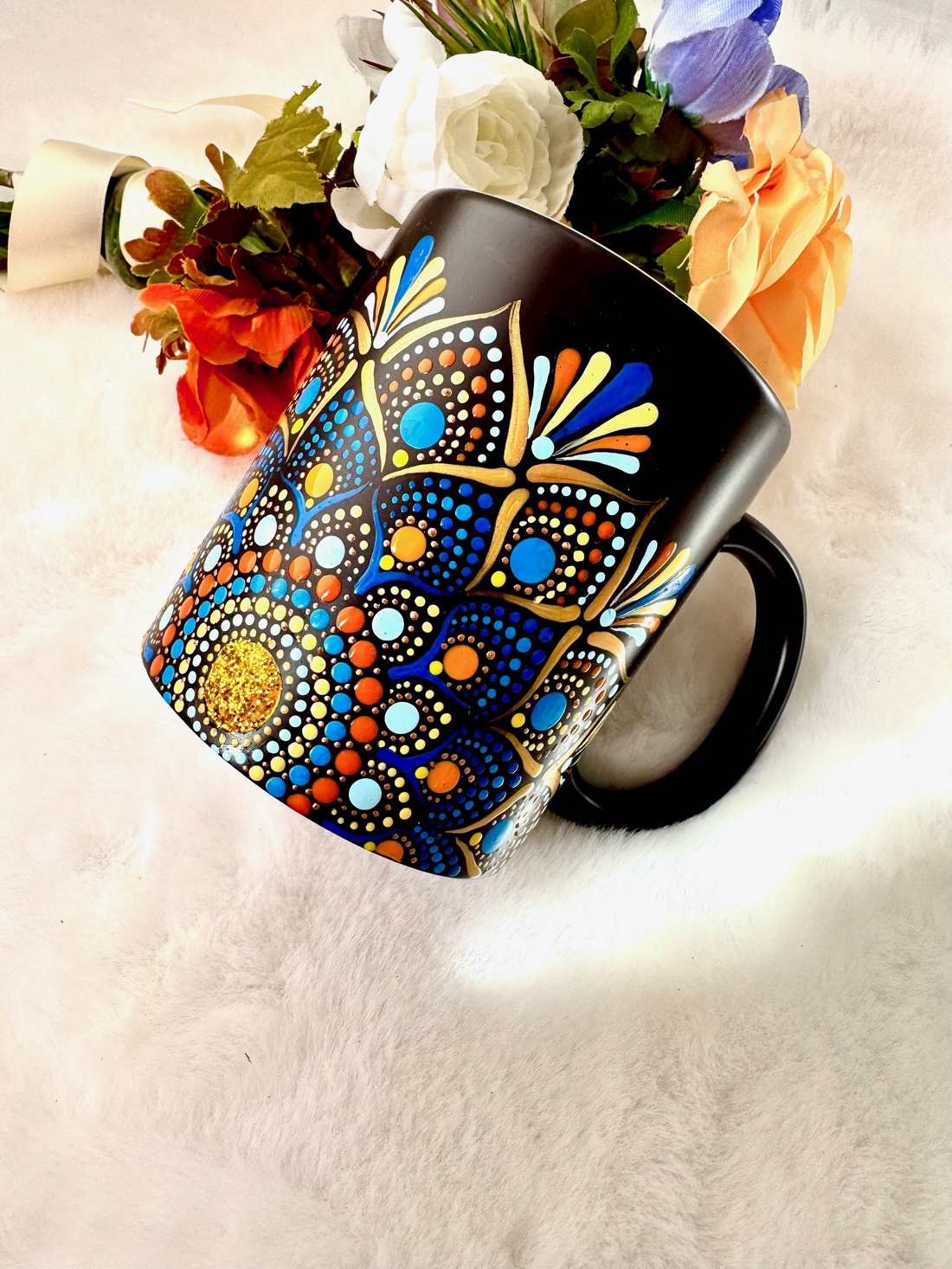 Cana pictata Deep Blue - casă & stil de viață - accesorii pentru echipamente de bucătărie - accesorii de servire - căni - Artynos.ro Cana pictata Deep Blue - casă & stil de viață - accesorii pentru echipamente de bucătărie - accesorii de servire - căni - Artynos.ro
