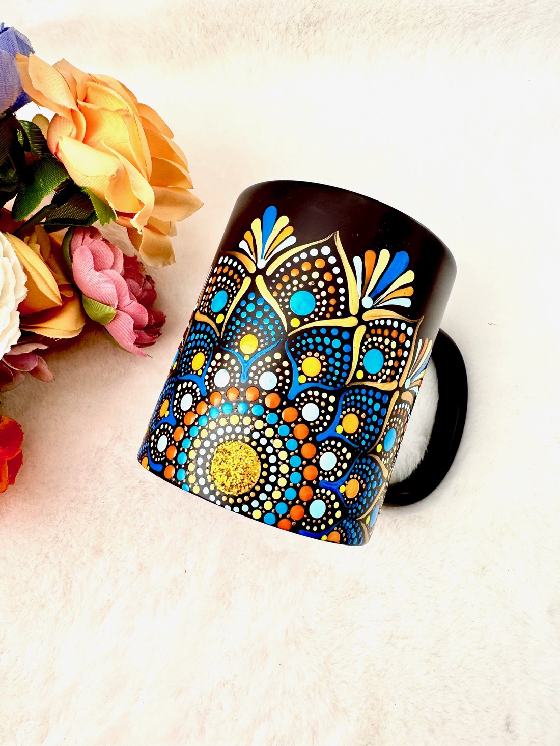 Cana pictata Deep Blue - casă & stil de viață - accesorii pentru echipamente de bucătărie - accesorii de servire - căni - Artynos.ro Cana pictata Deep Blue - casă & stil de viață - accesorii pentru echipamente de bucătărie - accesorii de servire - căni - Artynos.ro