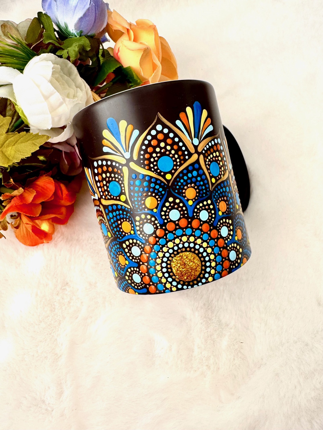 Cana pictata Deep Blue - casă & stil de viață - accesorii pentru echipamente de bucătărie - accesorii de servire - căni - Artynos.ro Cana pictata Deep Blue - casă & stil de viață - accesorii pentru echipamente de bucătărie - accesorii de servire - căni - Artynos.ro