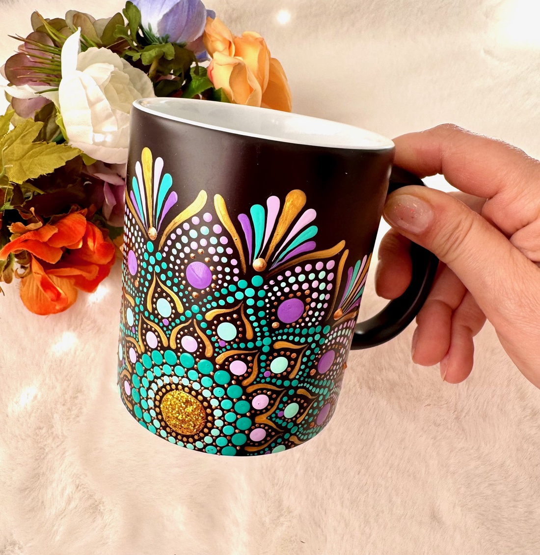 Cana pictata Deep purple - casă & stil de viață - accesorii pentru echipamente de bucătărie - accesorii de servire - căni - Artynos.ro Cana pictata Deep purple - casă & stil de viață - accesorii pentru echipamente de bucătărie - accesorii de servire - căni - Artynos.ro