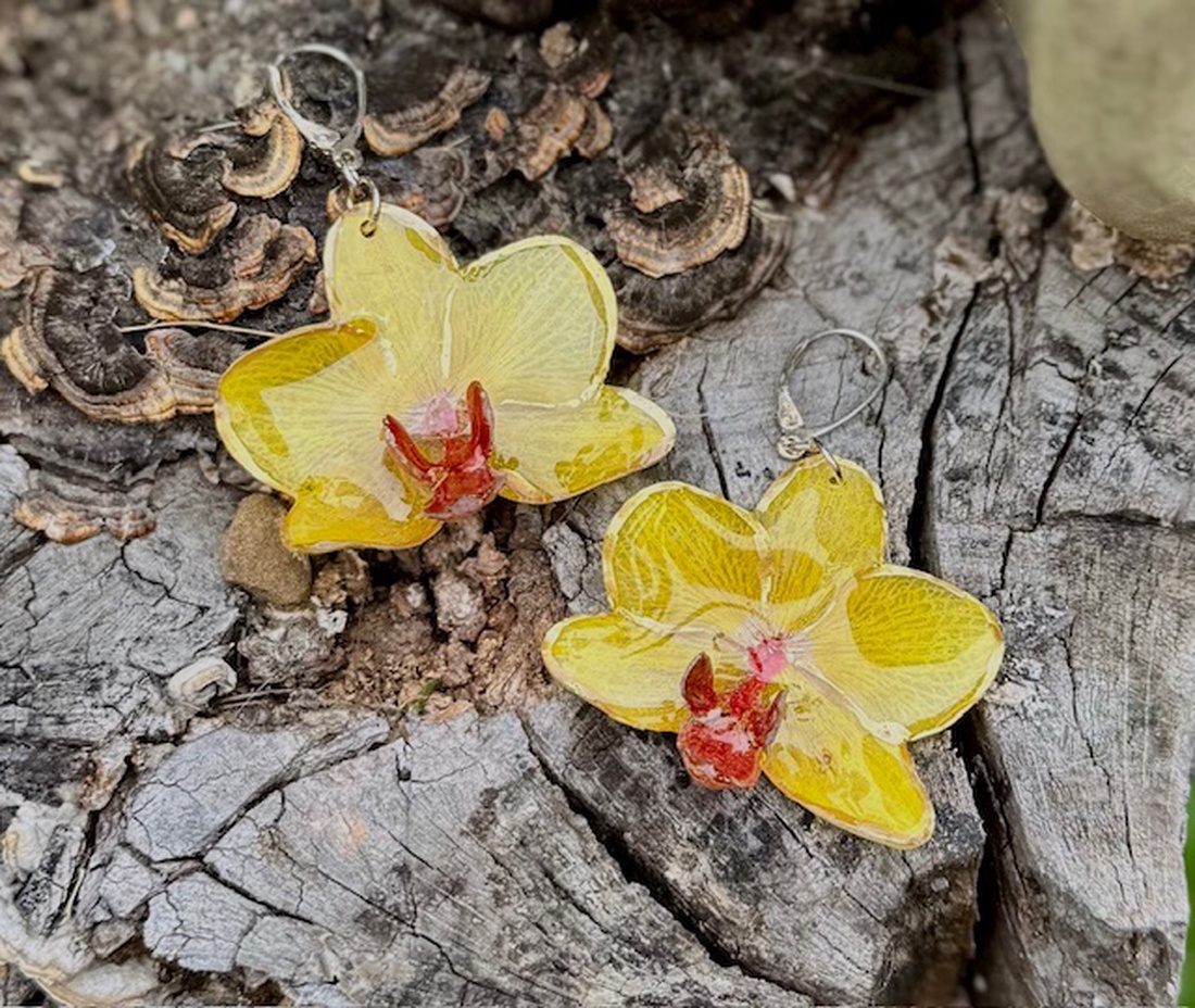 Cercei argint 925 din rasina si flori naturale - Orhidee - bijuterii - cercei - cercei din argint - Artynos.ro Cercei argint 925 din rasina si flori naturale - Orhidee - bijuterii - cercei - cercei din argint - Artynos.ro