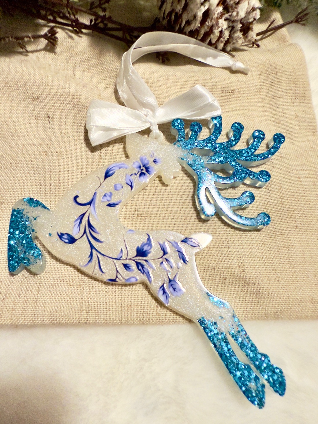 Ren - Decor din Rășină pentru Bradul de Crăciun - crăciun - decorațiuni de crăciun de casă - globuri de crăciun - Artynos.ro