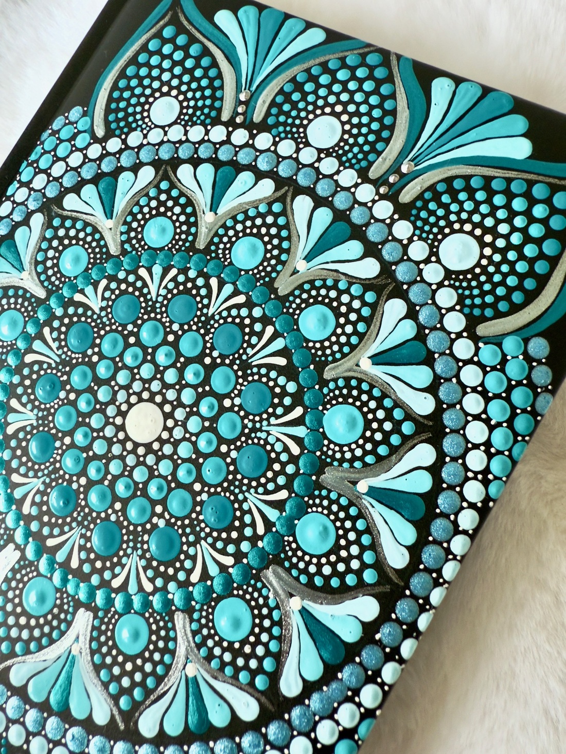 Agenda A5 pictata manual - Blue winter - casă & stil de viață - produse de papetărie - caiete și jurnale - Artynos.ro