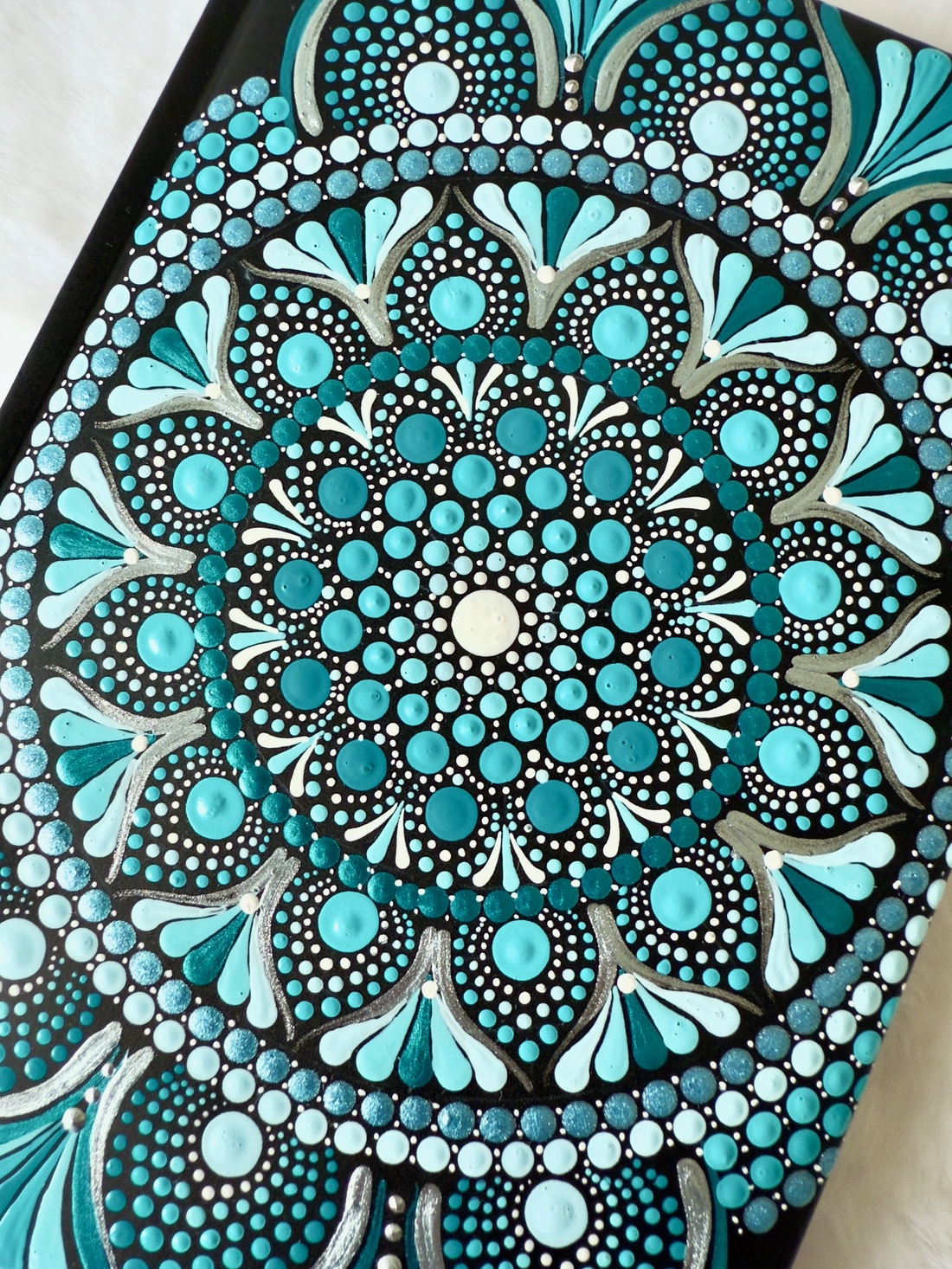 Agenda A5 pictata manual - Blue winter - casă & stil de viață - produse de papetărie - caiete și jurnale - Artynos.ro