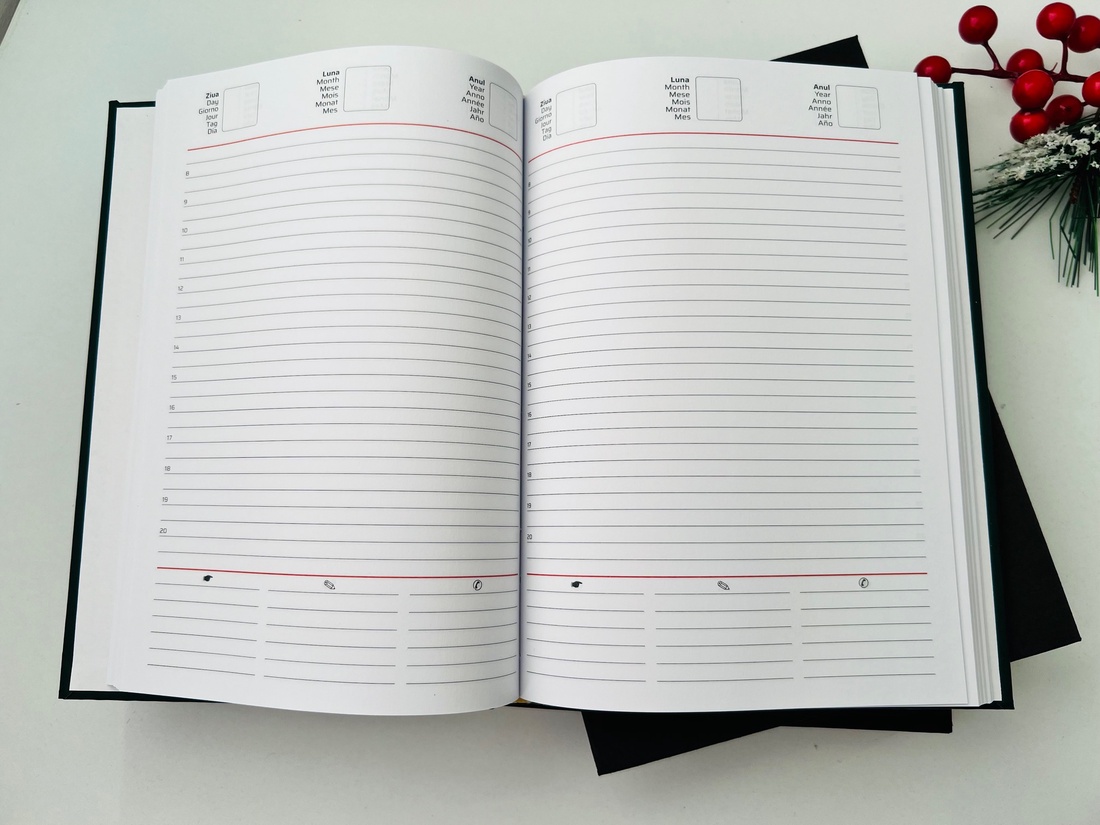 Agendă pictată manual - Traditional - casă & stil de viață - produse de papetărie - caiete și jurnale - Artynos.ro