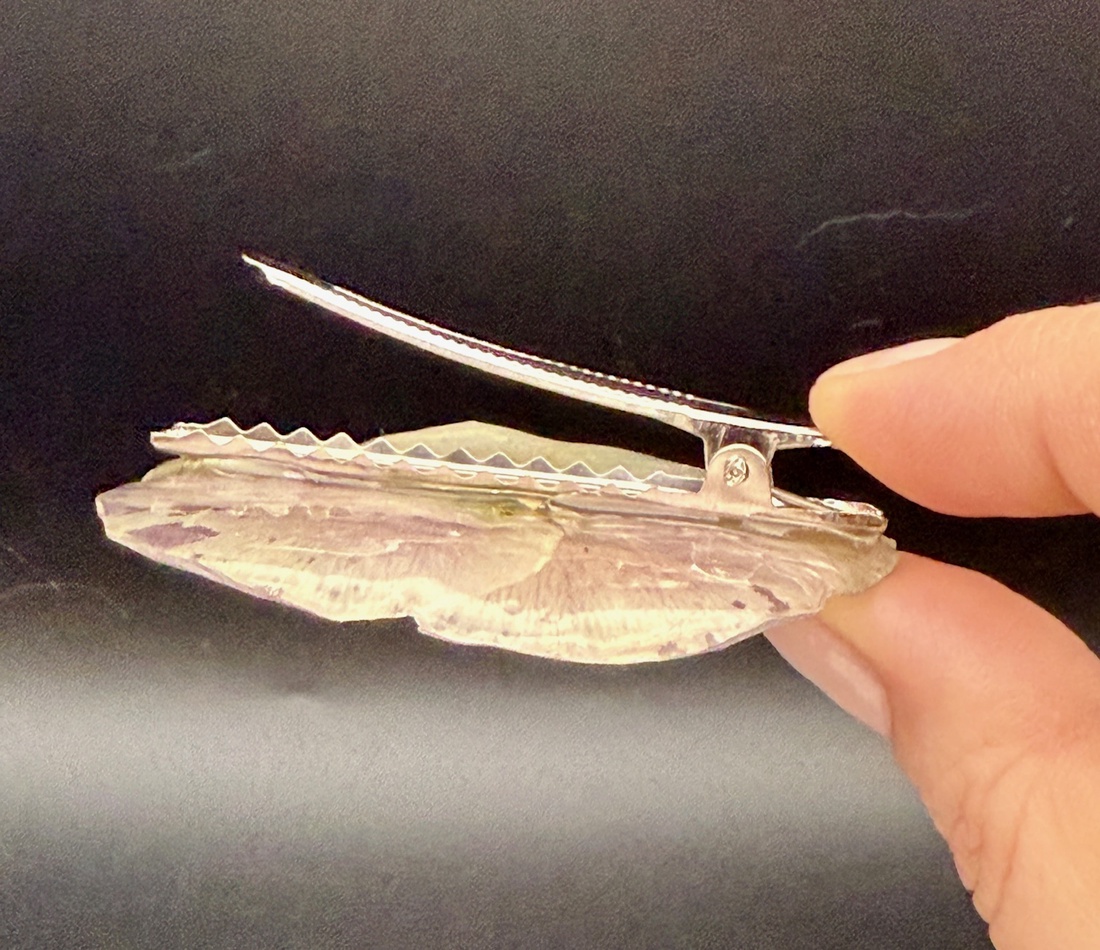 Agrafă de Păr cu Panseluță Naturală � Accesoriu Botanic - îmbrăcăminte și modă - accesorii păr - bandă de păr și agrafe păr - Artynos.ro