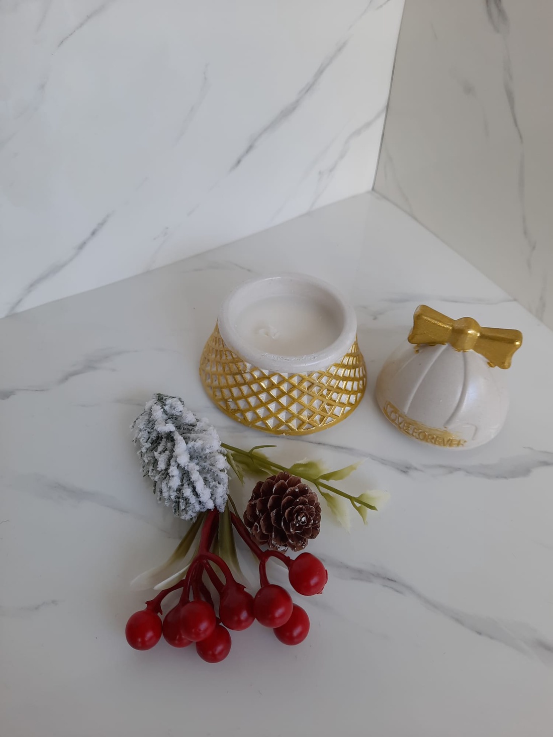 Clopotel lumanare - crăciun - decorațiuni de crăciun de casă - lumânări parfumate de crăciun - Artynos.ro