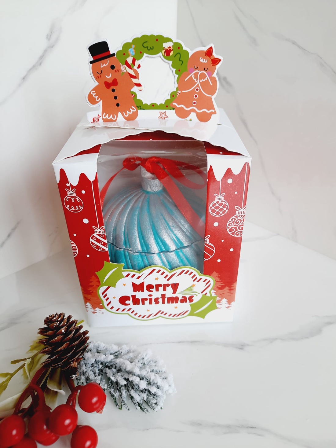 Glob albastru lumanare - crăciun - decorațiuni de crăciun de casă - globuri de crăciun - Artynos.ro Glob albastru lumanare - crăciun - decorațiuni de crăciun de casă - globuri de crăciun - Artynos.ro