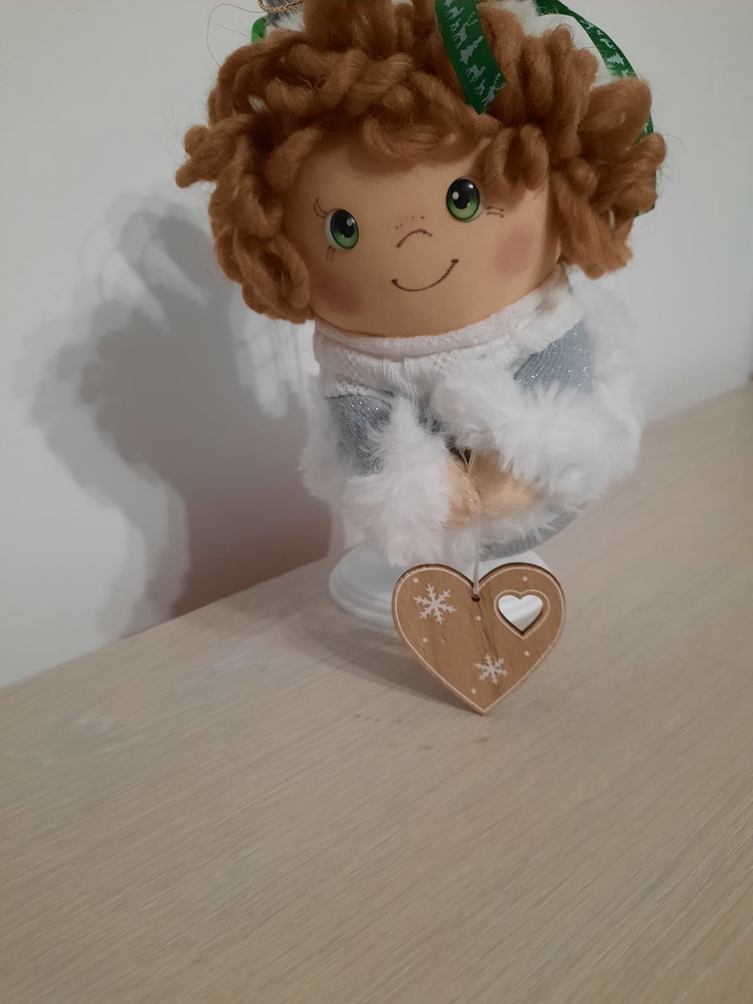 Baietel in argintiu decoratiune - crăciun - decorațiuni de crăciun de casă - globuri de crăciun - Artynos.ro