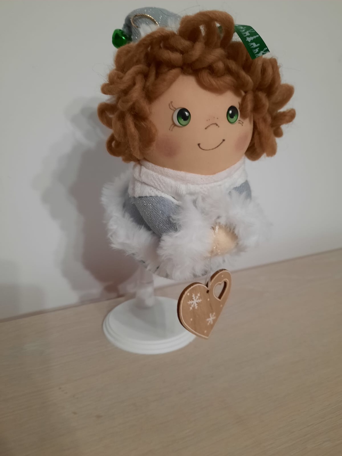 Baietel in argintiu decoratiune - crăciun - decorațiuni de crăciun de casă - globuri de crăciun - Artynos.ro