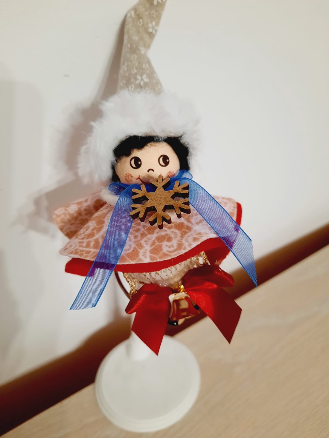 Pitic cu caciula decoratiune - crăciun - decorațiuni de crăciun de casă - globuri de crăciun - Artynos.ro