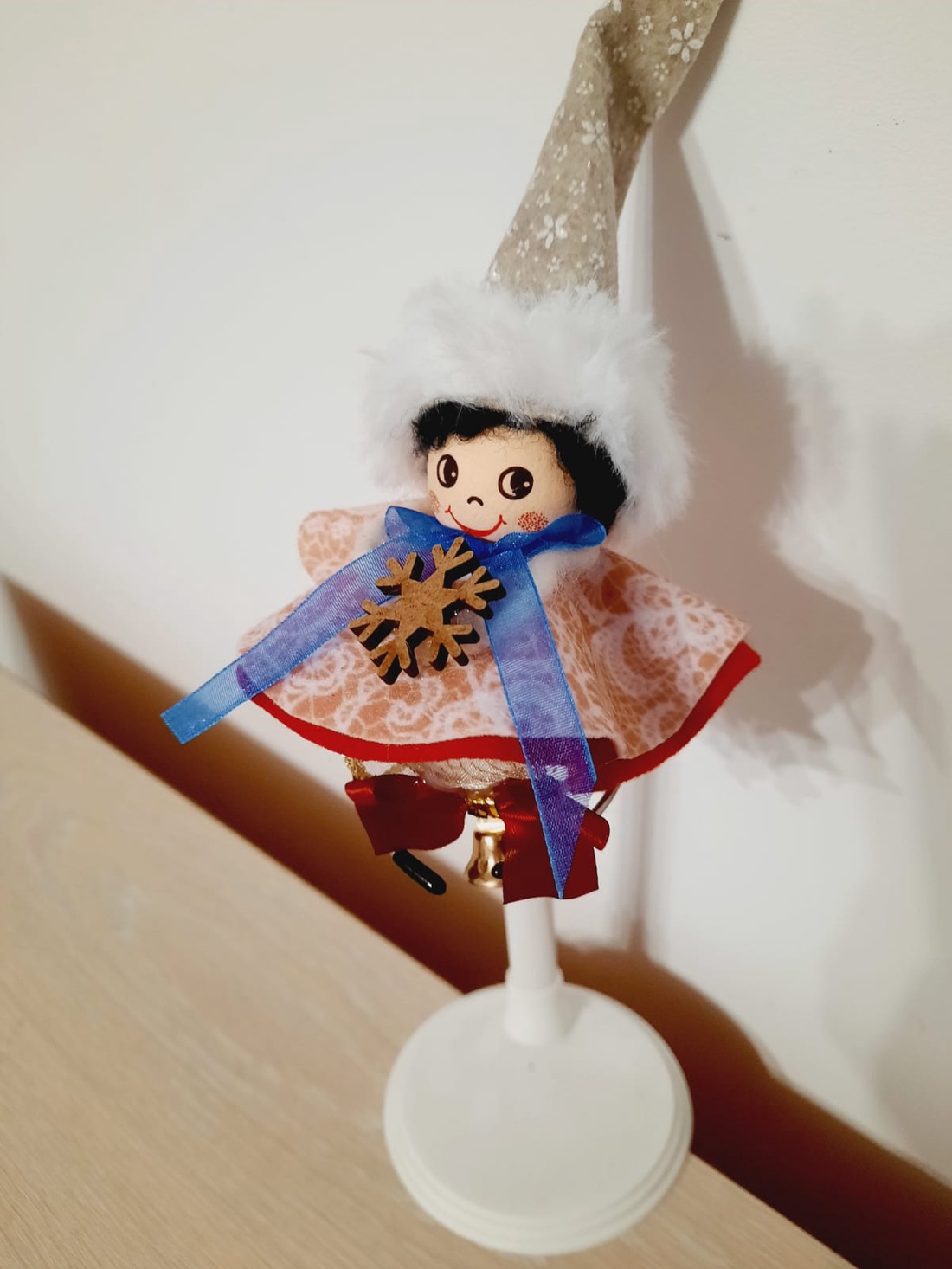 Pitic cu caciula decoratiune - crăciun - decorațiuni de crăciun de casă - globuri de crăciun - Artynos.ro