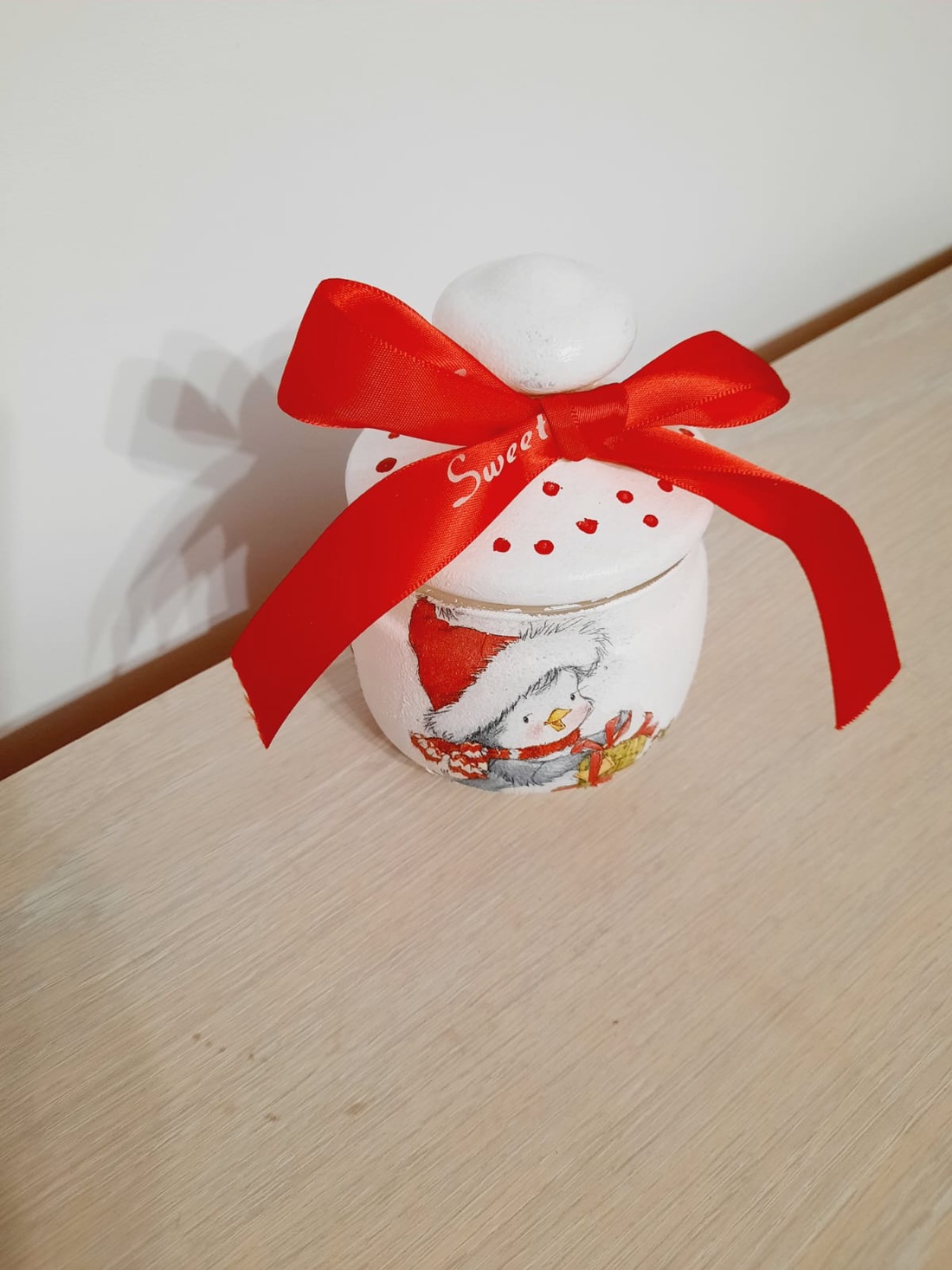 Bomboniera cu pinguin - casă & stil de viață - accesorii pentru decorat casa - decorațiuni de masă și decorațiuni pentru rafturi  - decorațiuni de masă - Artynos.ro