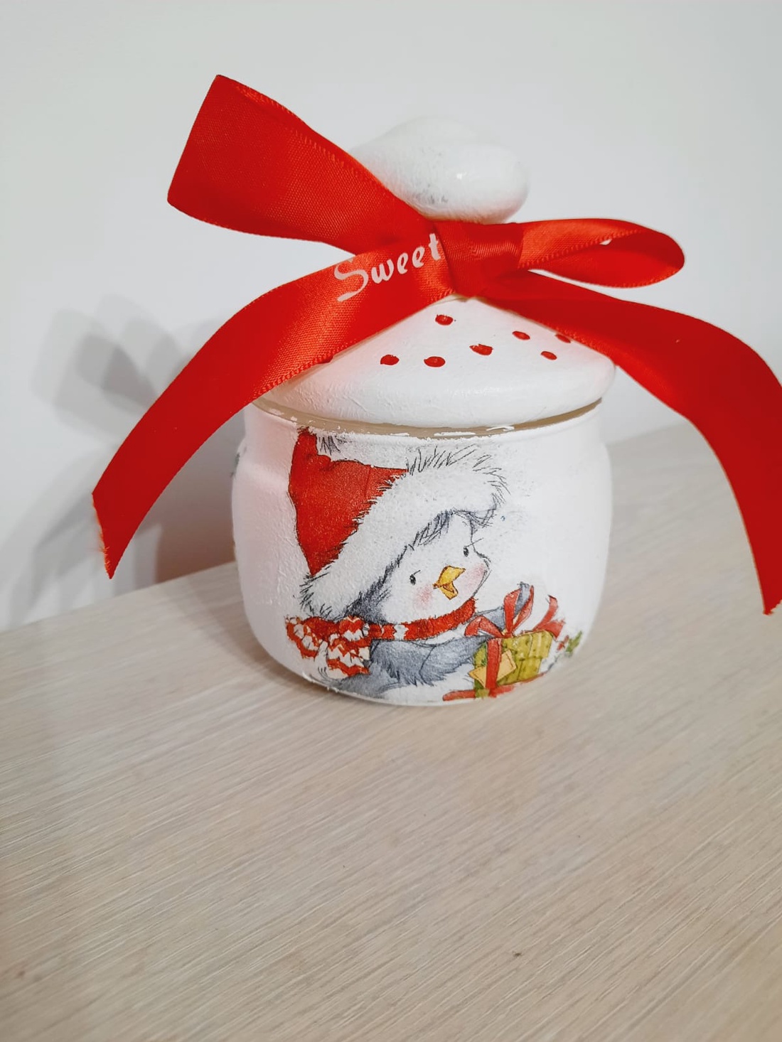 Bomboniera cu pinguin - casă & stil de viață - accesorii pentru decorat casa - decorațiuni de masă și decorațiuni pentru rafturi  - decorațiuni de masă - Artynos.ro