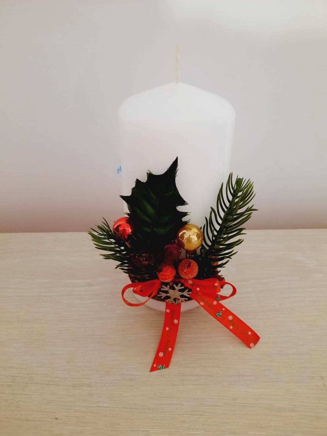 Lumanare inalta decorata  - casă & stil de viață - lumânări, parfumuri, arome - lumânări și sfeșnice - Artynos.ro