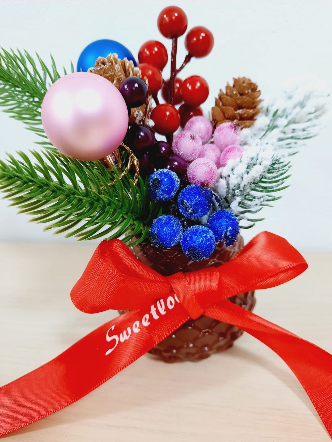 Decoratiune in recipient con maro - casă & stil de viață - accesorii pentru decorat casa - decorațiuni de masă și decorațiuni pentru rafturi  - decorațiuni de masă - Artynos.ro