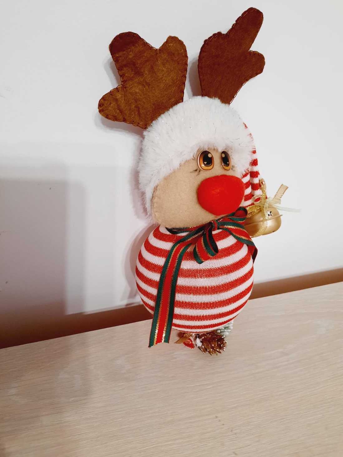 Ren mare cu zurgalai - crăciun - decorațiuni de crăciun de casă - globuri de crăciun - Artynos.ro