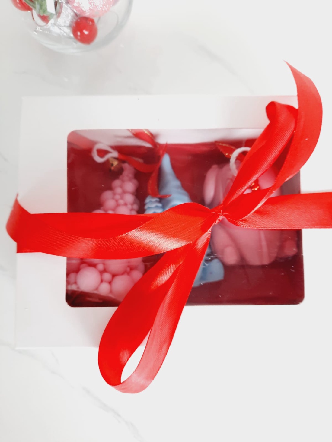 Set trei lumanari cu bradut - casă & stil de viață - lumânări, parfumuri, arome - lumânări și sfeșnice - Artynos.ro