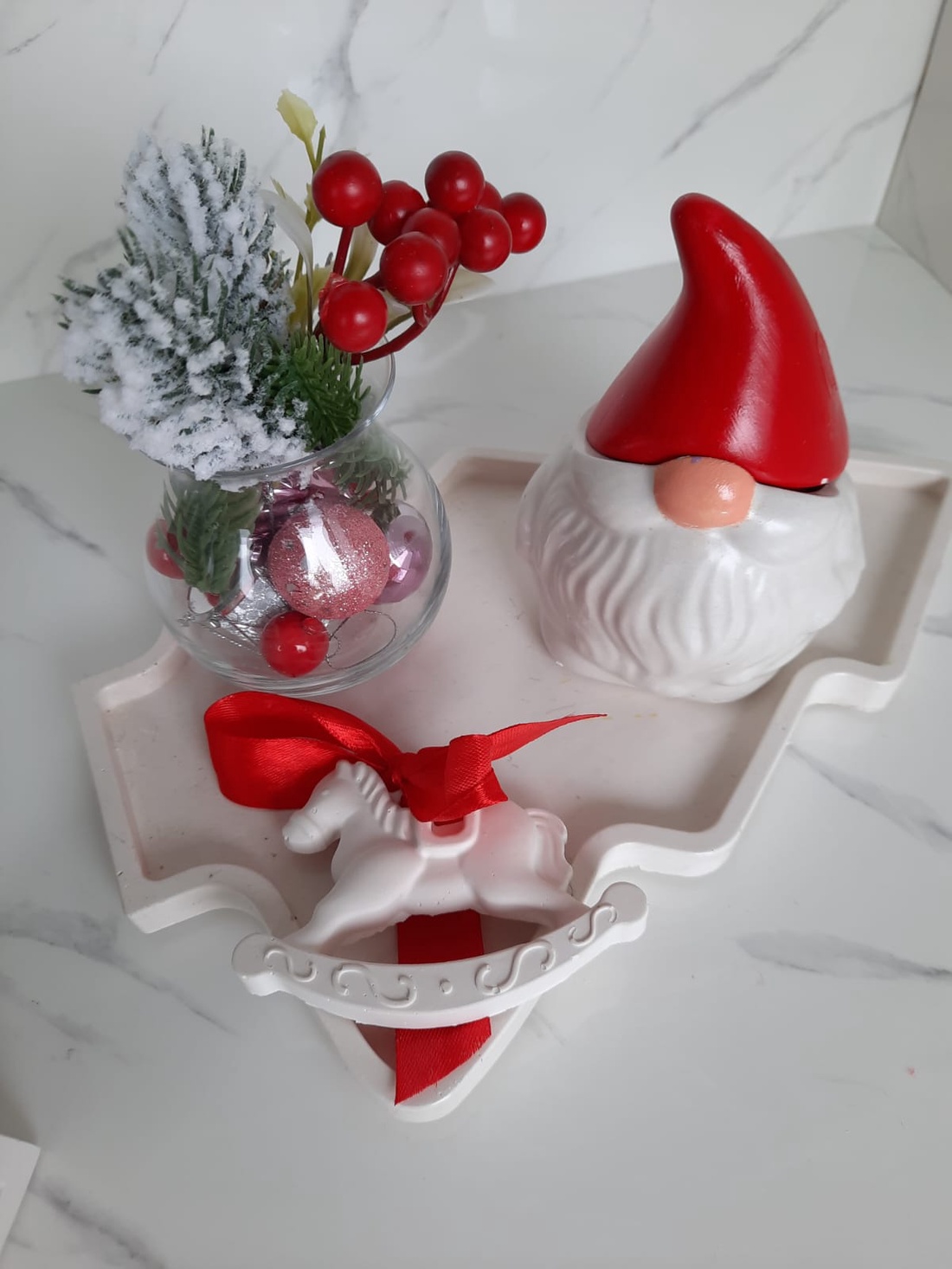 Set cu tava - casă & stil de viață - accesorii pentru decorat casa - decorațiuni de masă și decorațiuni pentru rafturi  - decorațiuni de masă - Artynos.ro