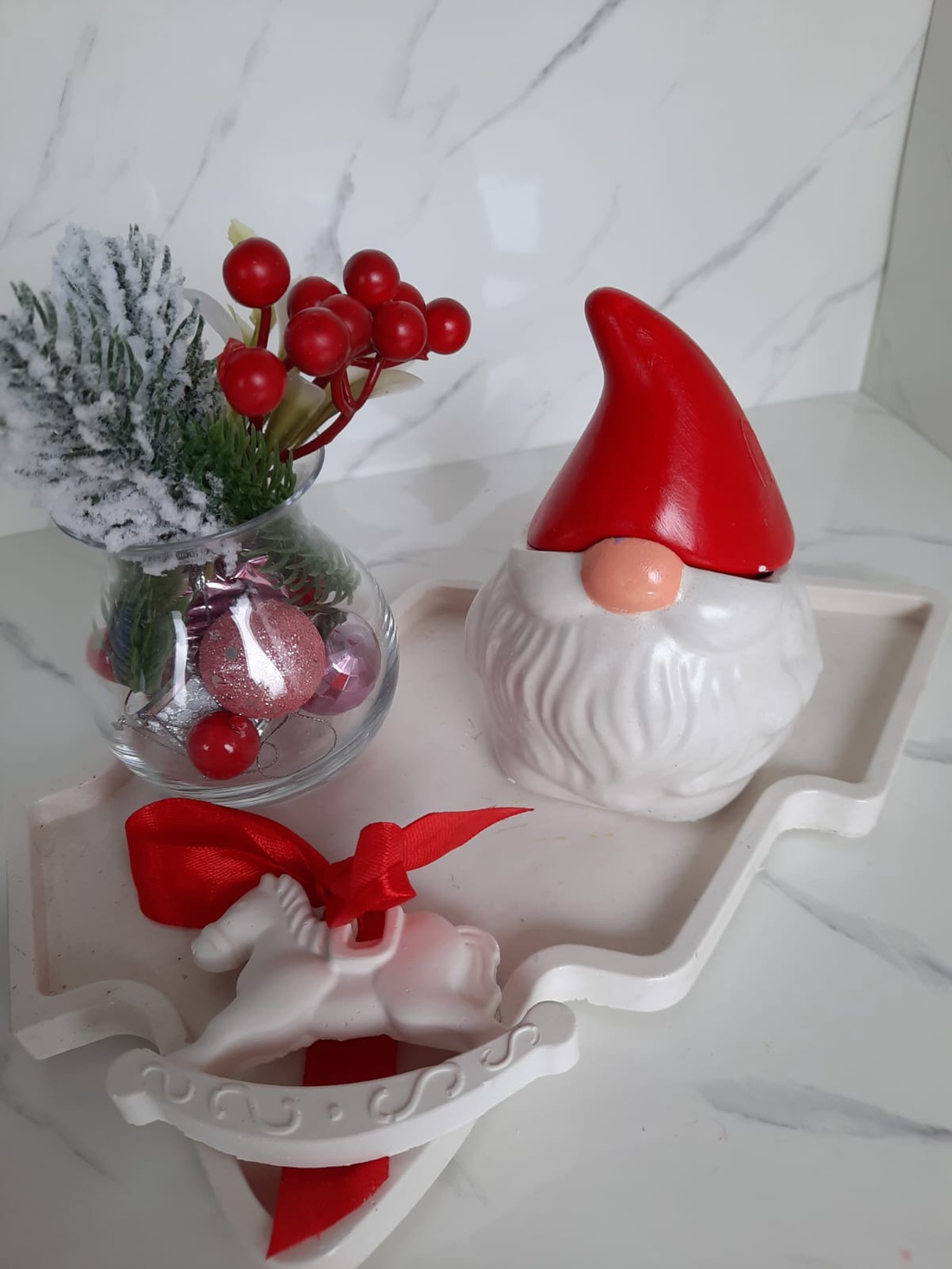 Set cu tava - casă & stil de viață - accesorii pentru decorat casa - decorațiuni de masă și decorațiuni pentru rafturi  - decorațiuni de masă - Artynos.ro