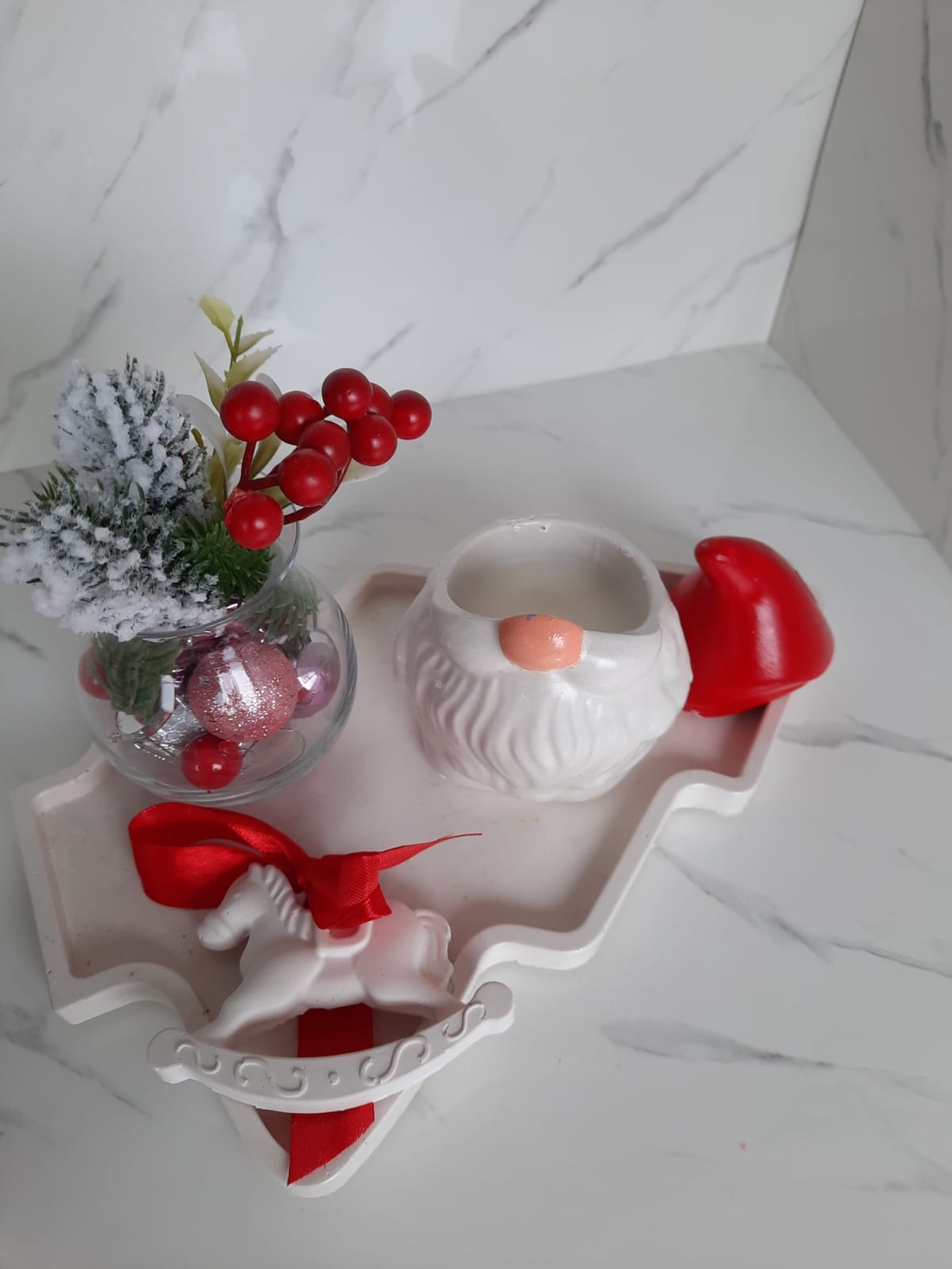 Set cu tava - casă & stil de viață - accesorii pentru decorat casa - decorațiuni de masă și decorațiuni pentru rafturi  - decorațiuni de masă - Artynos.ro