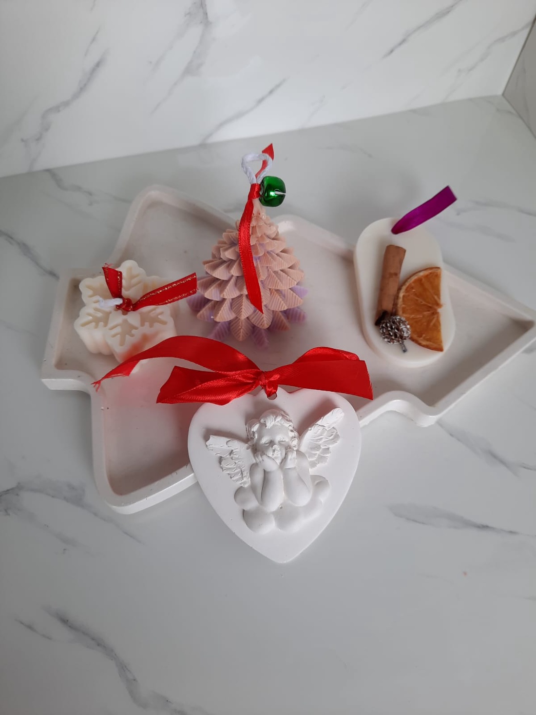 Set cu tava model brad - casă & stil de viață - accesorii pentru decorat casa - decorațiuni de masă și decorațiuni pentru rafturi  - decorațiuni de masă - Artynos.ro