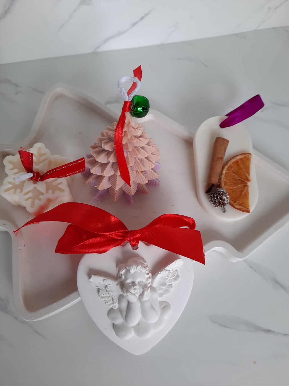 Set cu tava model brad - casă & stil de viață - accesorii pentru decorat casa - decorațiuni de masă și decorațiuni pentru rafturi  - decorațiuni de masă - Artynos.ro