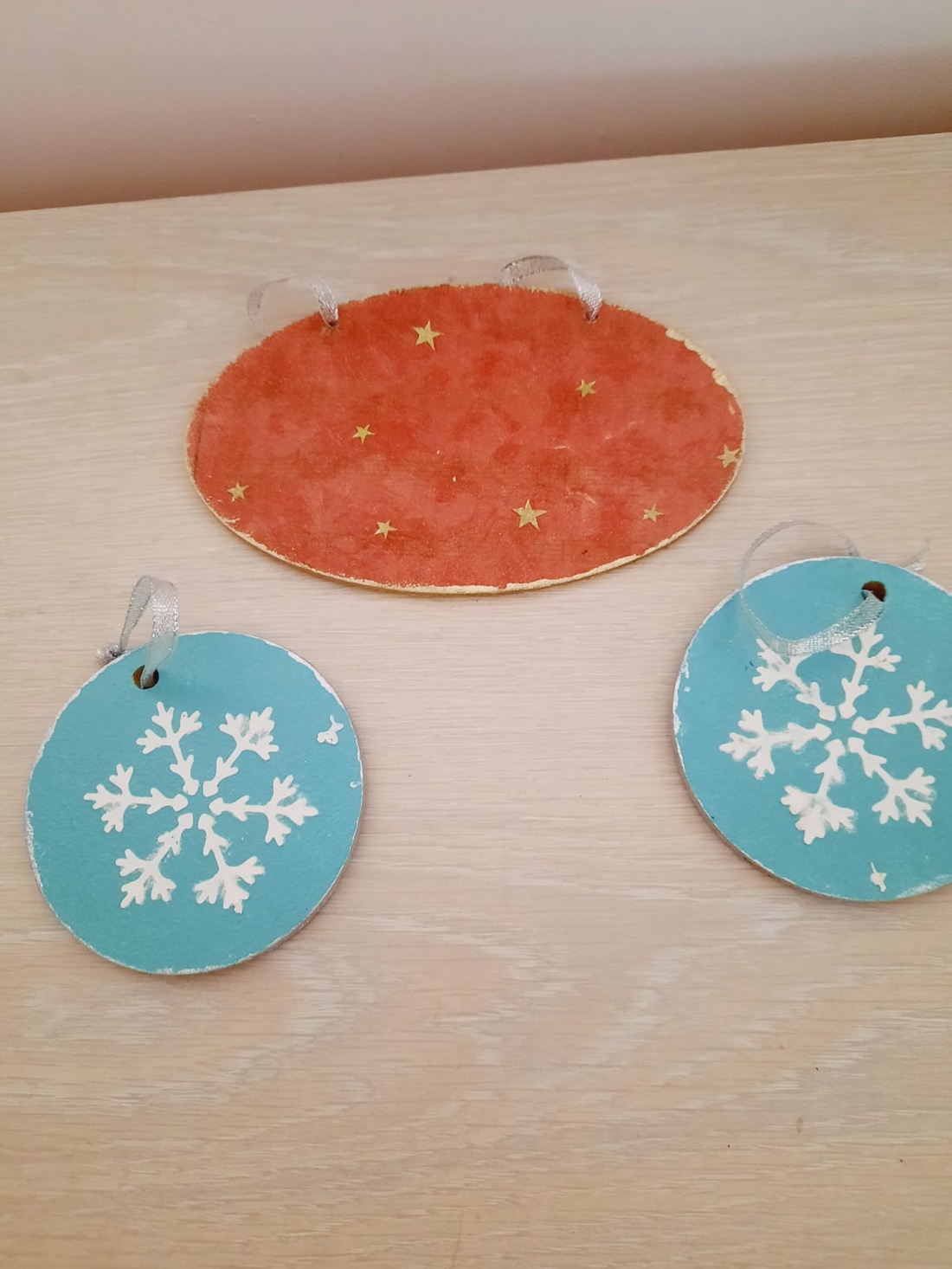 Set de globuri plate - crăciun - decorațiuni de crăciun de casă - globuri de crăciun - Artynos.ro