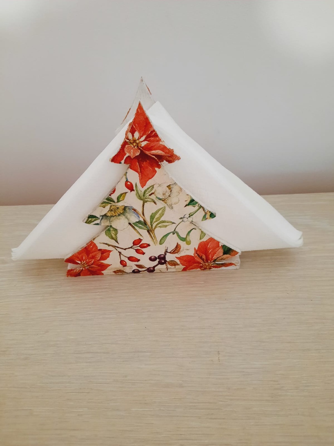 Suport servetele brad cu flori - casă & stil de viață - decorațiuni de casă - decorațiuni de masă și rafturi - decorațiuni de masă - Artynos.ro