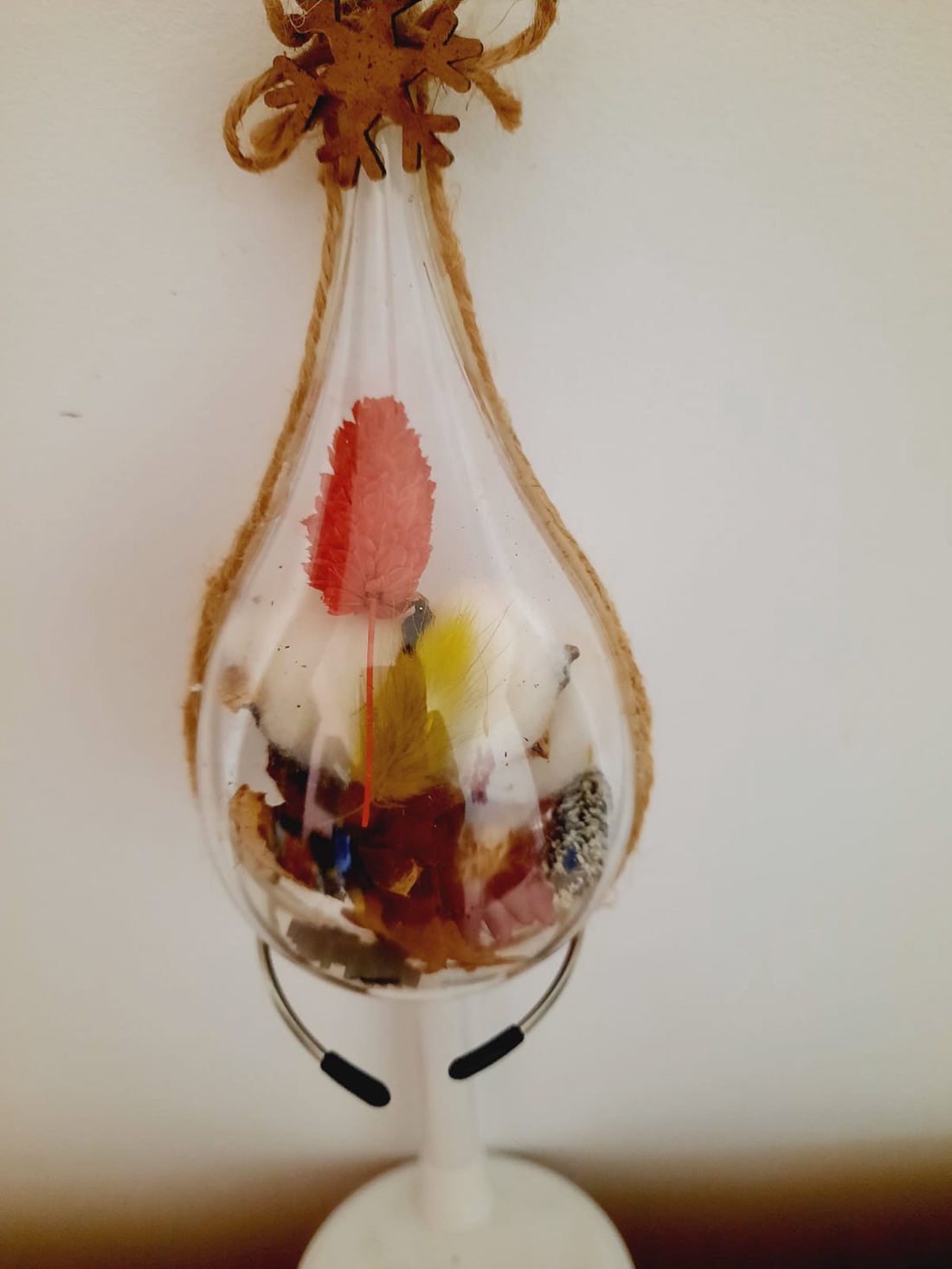 Glob lacrima cu stea - crăciun - decorațiuni de crăciun de casă - globuri de crăciun - Artynos.ro