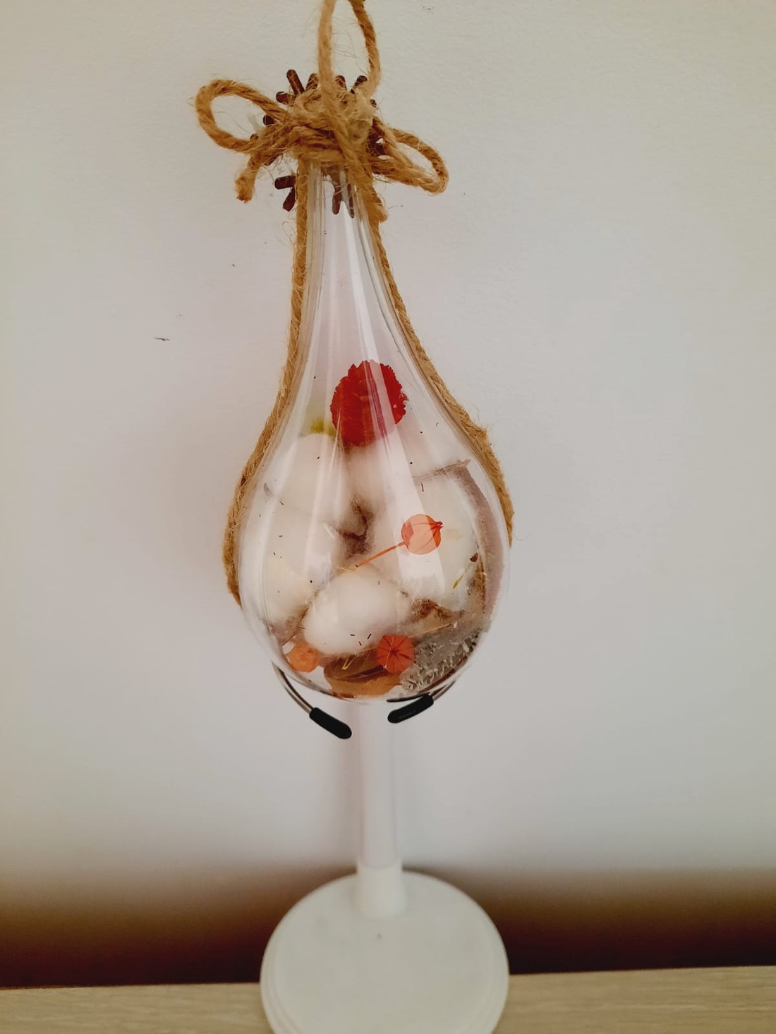 Glob lacrima cu stea - crăciun - decorațiuni de crăciun de casă - globuri de crăciun - Artynos.ro