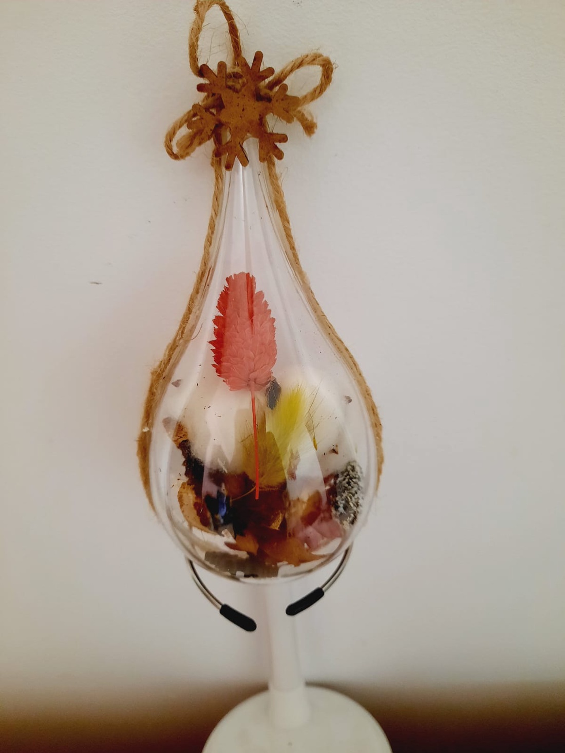 Glob lacrima cu stea - crăciun - decorațiuni de crăciun de casă - globuri de crăciun - Artynos.ro