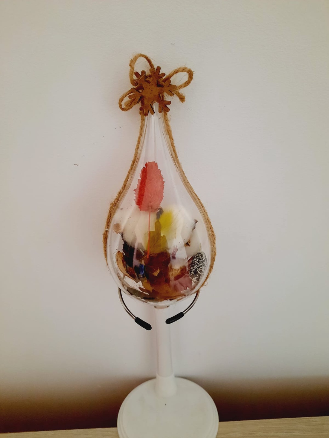 Glob lacrima cu stea - crăciun - decorațiuni de crăciun de casă - globuri de crăciun - Artynos.ro