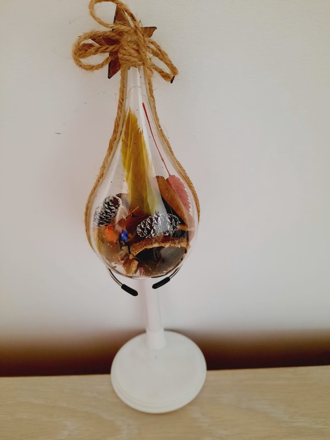 Glob lacrima cu stea - crăciun - decorațiuni de crăciun de casă - globuri de crăciun - Artynos.ro