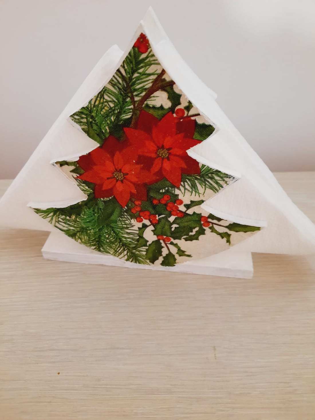 Suport servetele brad cu flori - casă & stil de viață - decorațiuni de casă - decorațiuni de masă și rafturi - decorațiuni de masă - Artynos.ro