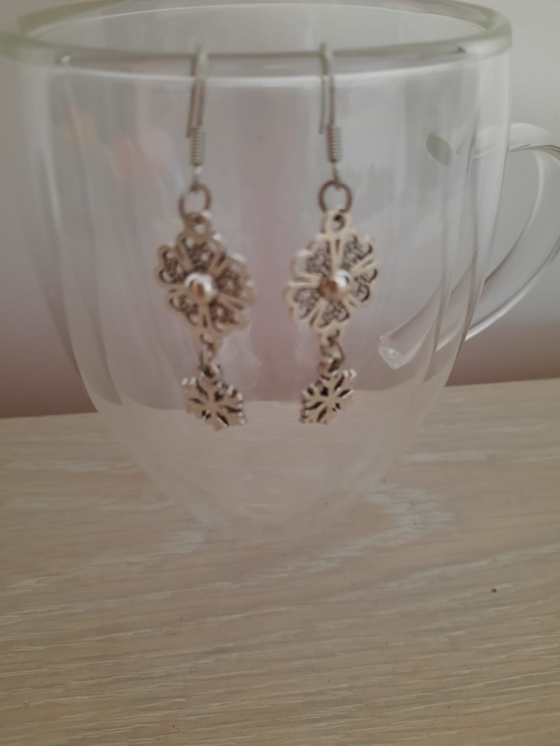 Cercei cu tortita lungi - bijuterii - cercei - cercei cu figurine - Artynos.ro