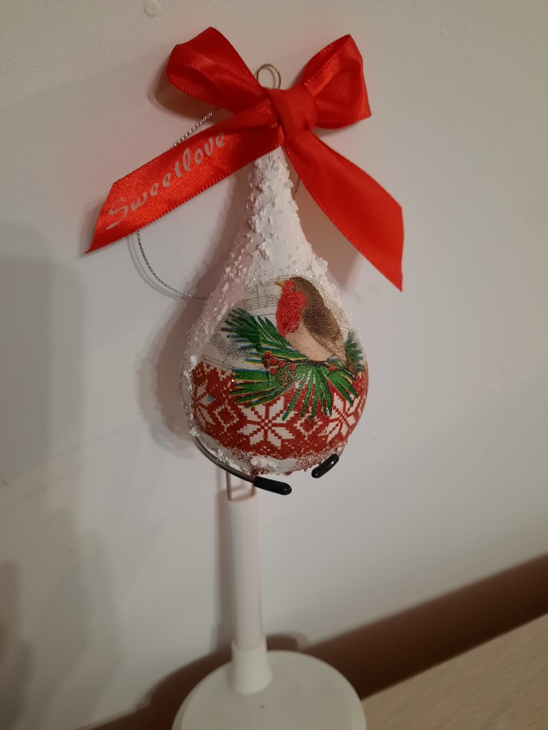 Glob lacrima - crăciun - decorațiuni de crăciun de casă - globuri de crăciun - Artynos.ro