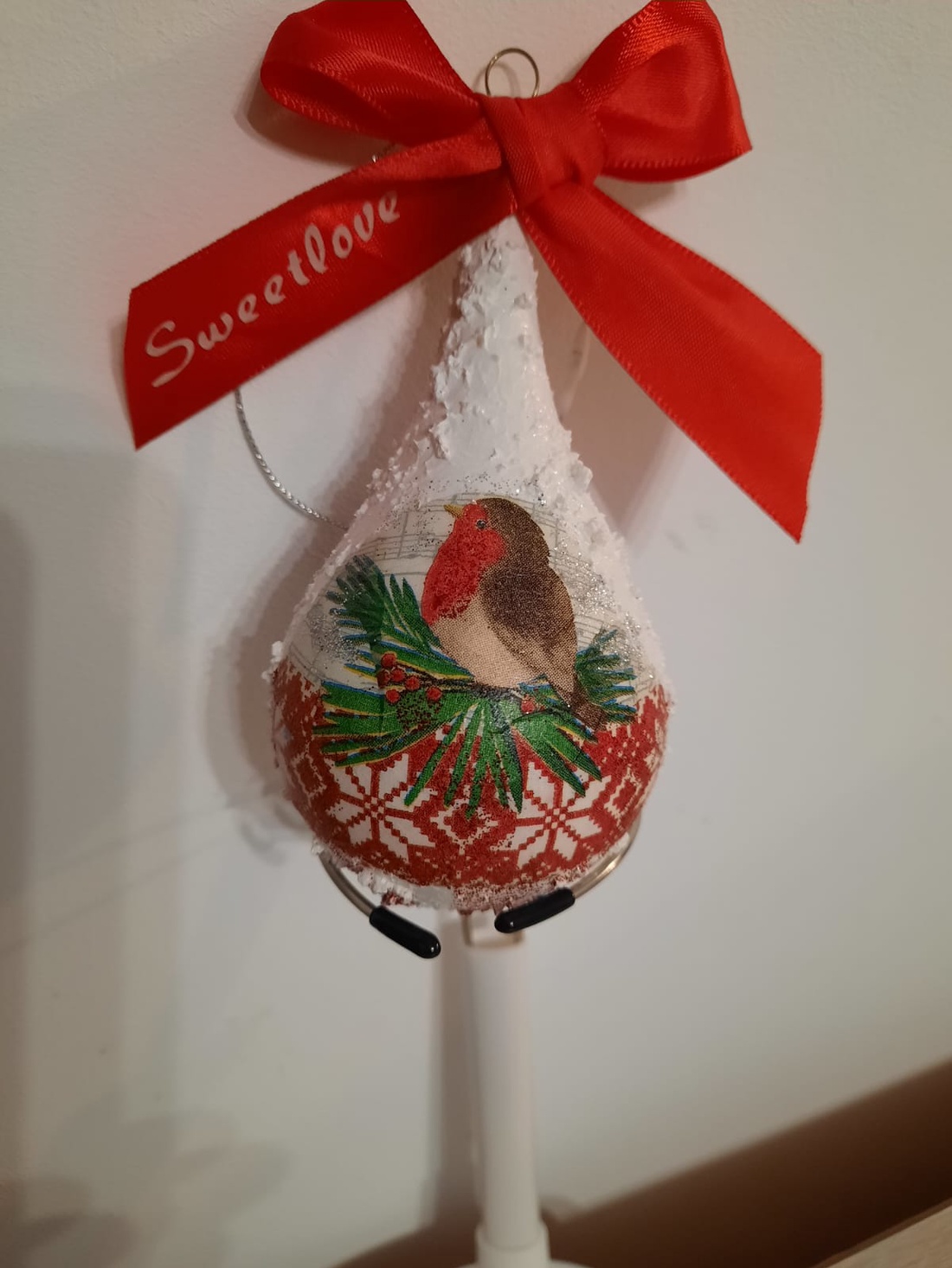 Glob lacrima - crăciun - decorațiuni de crăciun de casă - globuri de crăciun - Artynos.ro