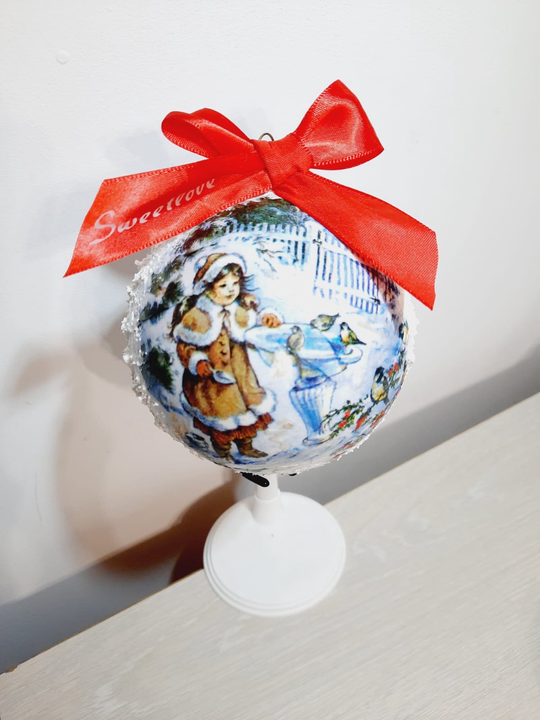 Glob rotund - crăciun - decorațiuni de crăciun de casă - globuri de crăciun - Artynos.ro