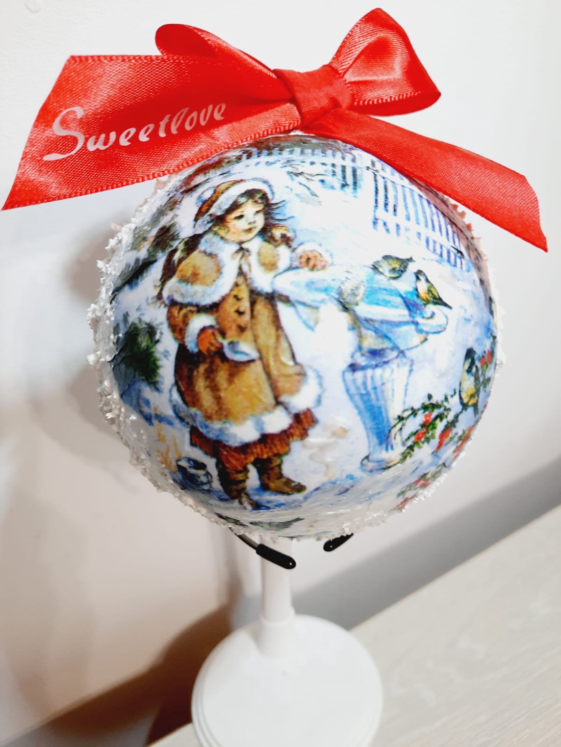 Glob rotund - crăciun - decorațiuni de crăciun de casă - globuri de crăciun - Artynos.ro