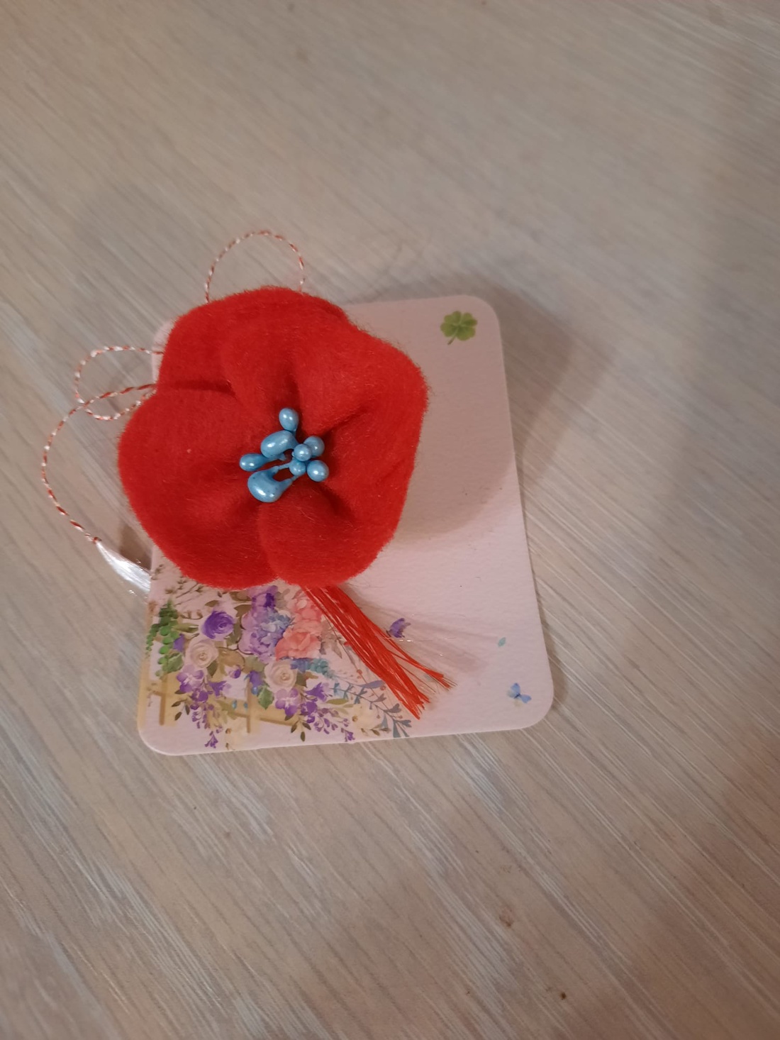 Mac mic brosa - bijuterii - broșe - Artynos.ro