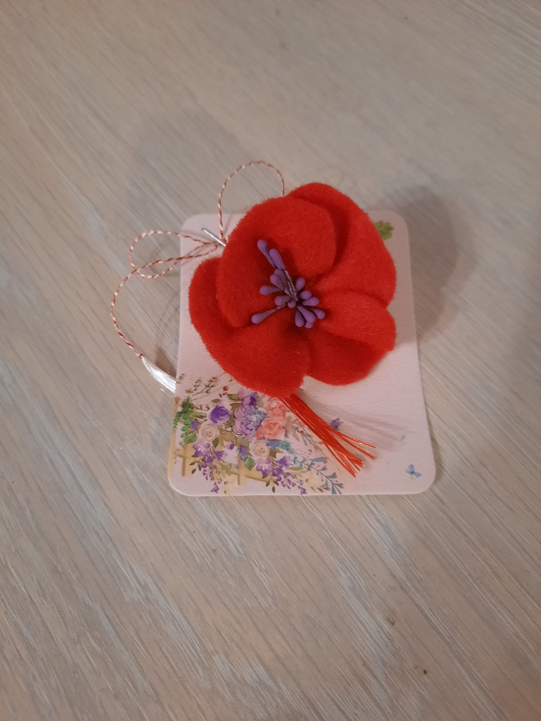 Mac mic brosa - bijuterii - broșe - Artynos.ro