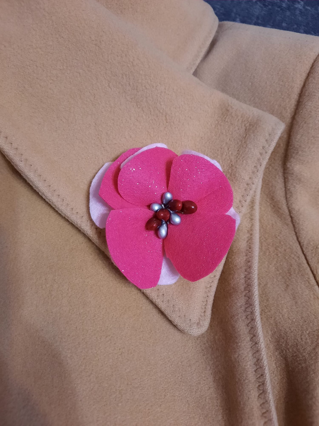 Brosa floare  - bijuterii - broșe - Artynos.ro