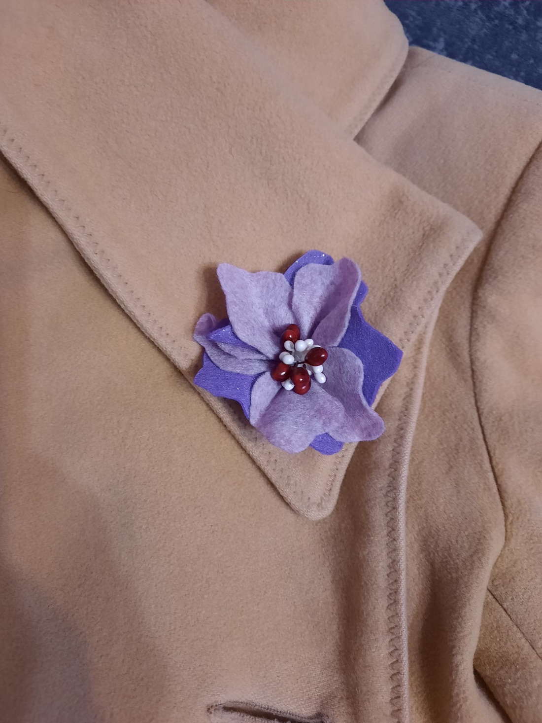 Brosa floare  - bijuterii - broșe - Artynos.ro