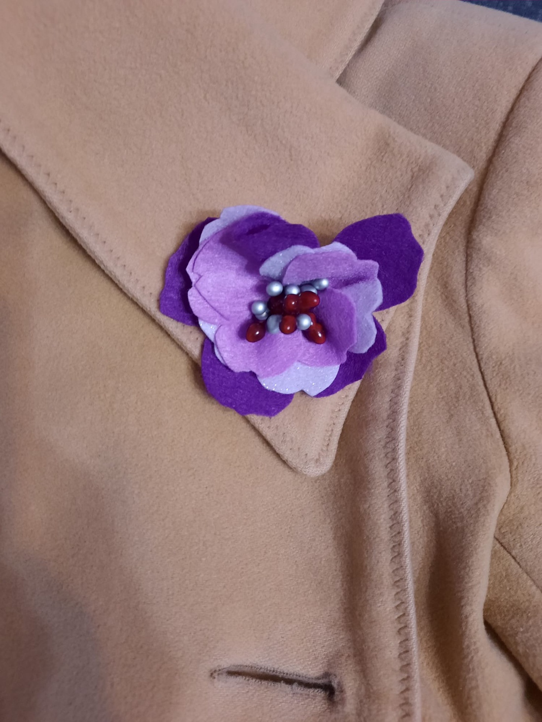 Brosa floare  - bijuterii - broșe - Artynos.ro