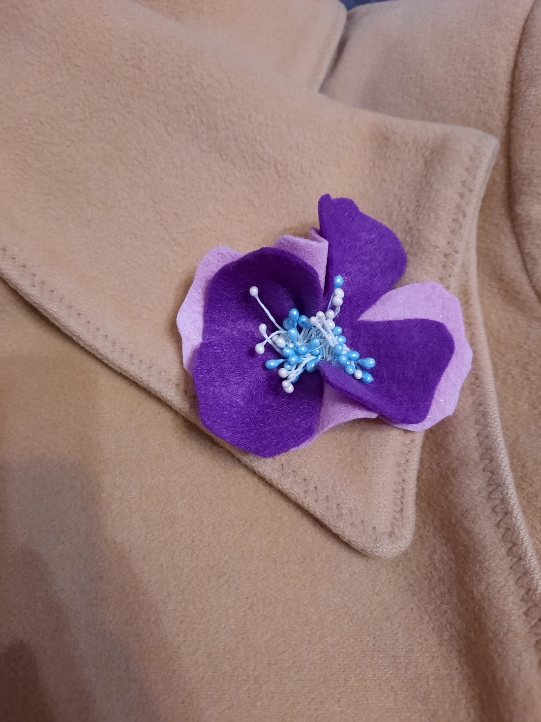 Brosa floare  - bijuterii - broșe - Artynos.ro