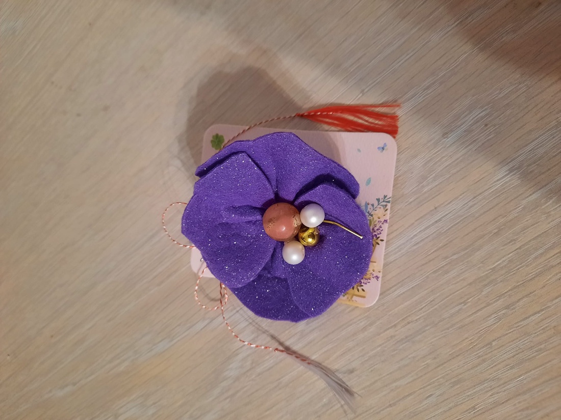 Brosa floare  - bijuterii - broșe - Artynos.ro